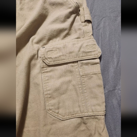 Duluth Trading Cargo Pants Size 42x32 Khaki - Picture 3 of 14